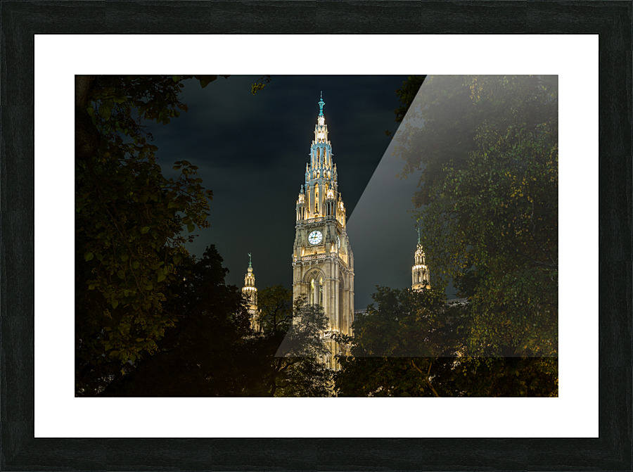 Rathaus in Vienna Austria Impression et Cadre photo