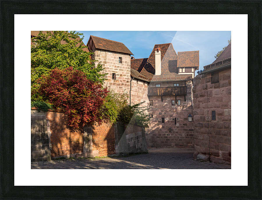 Kaiserburg Castle in Nuremberg Picture Frame print