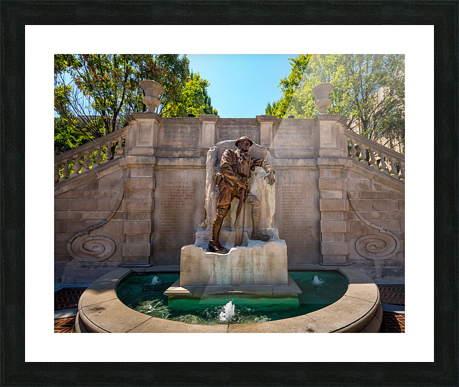 The Doughboy in Lynchburg Virginia Impression et Cadre photo