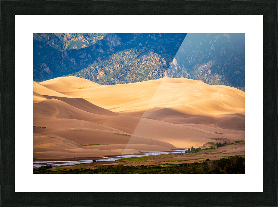 Detail of Great Sand Dunes NP  Picture Frame print
