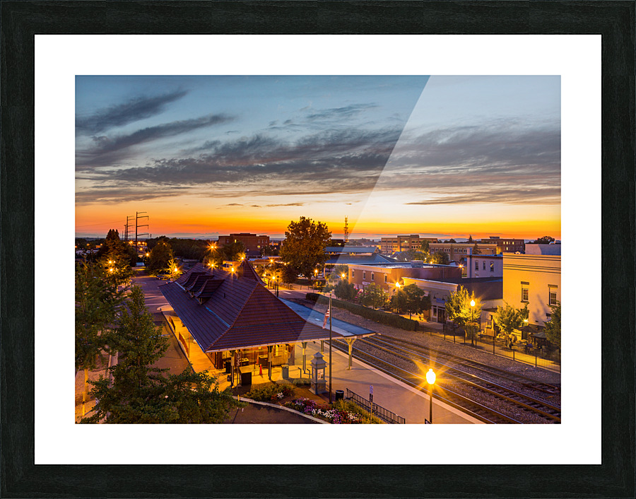 Railway station in Manassas Virginia Impression et Cadre photo