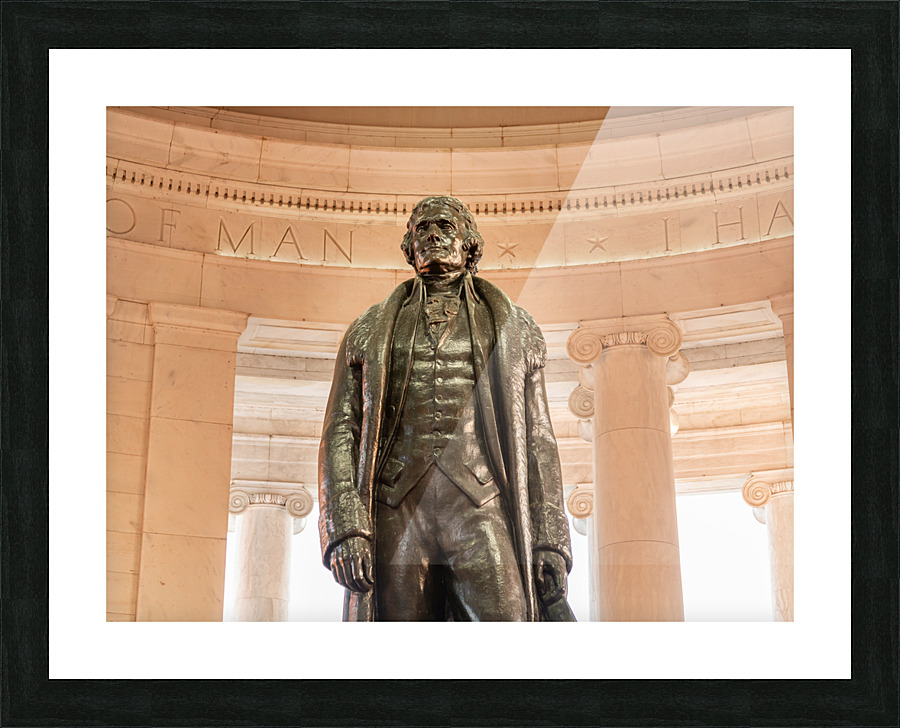 Statue of Thomas Jefferson Washington DC Impression et Cadre photo