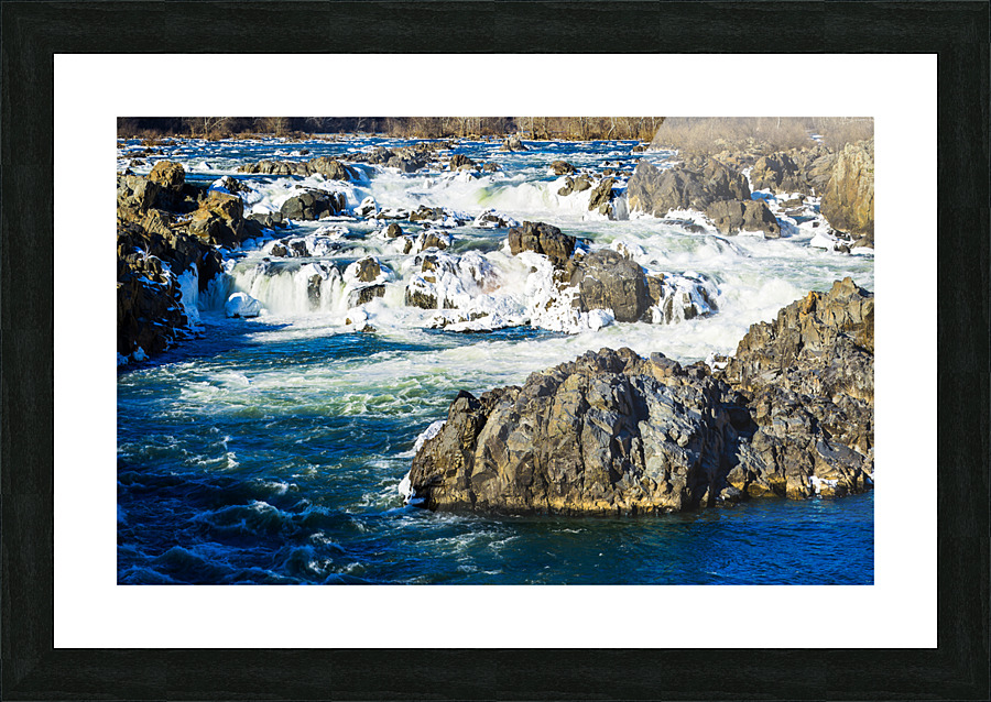Great Falls on Potomac outside Washington DC Picture Frame print