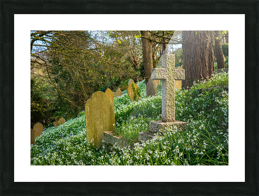St Just in Roseland parish church in Cornwall UK Picture Frame print