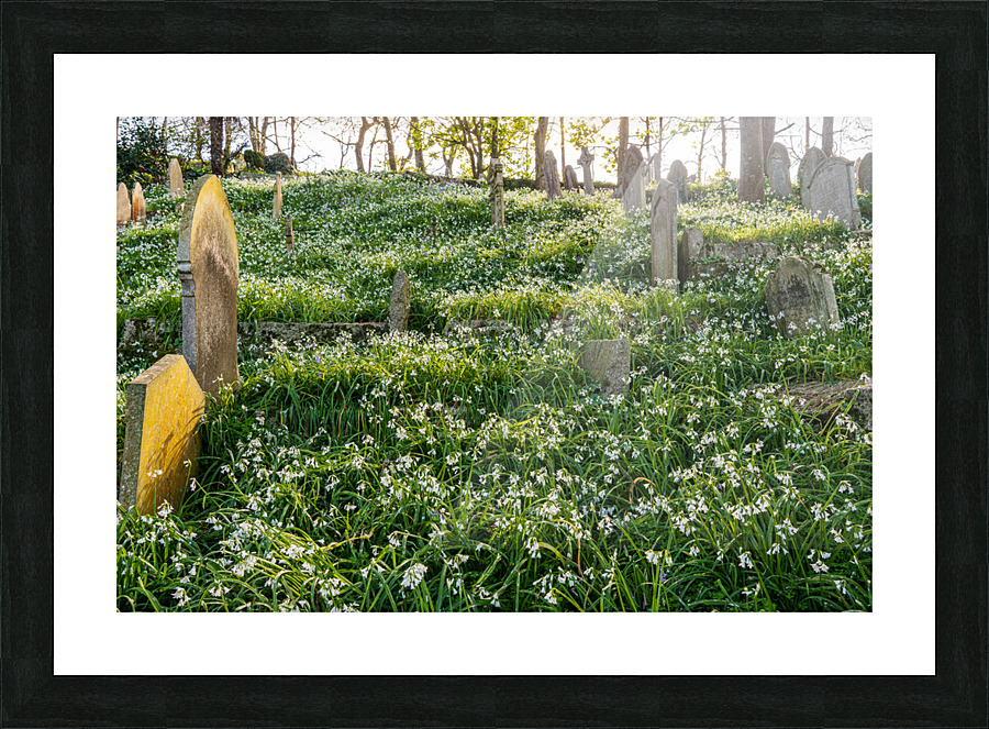 St Just in Roseland parish church in Cornwall UK Picture Frame print
