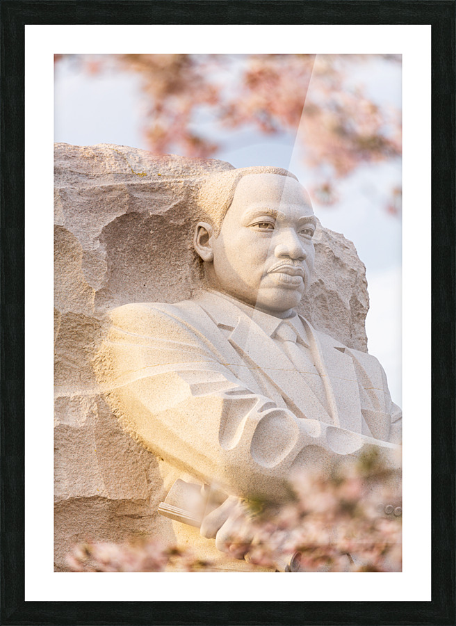 Martin Luther King Monument Washington DC Picture Frame print