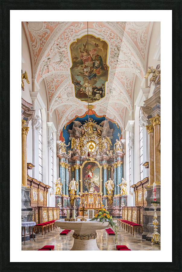 Interior Parish Church Gerlachsheim Germany Impression et Cadre photo