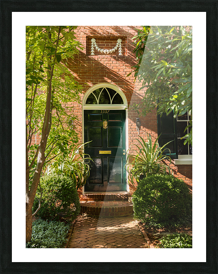 Coxs Row Georgetown Washington DC Picture Frame print