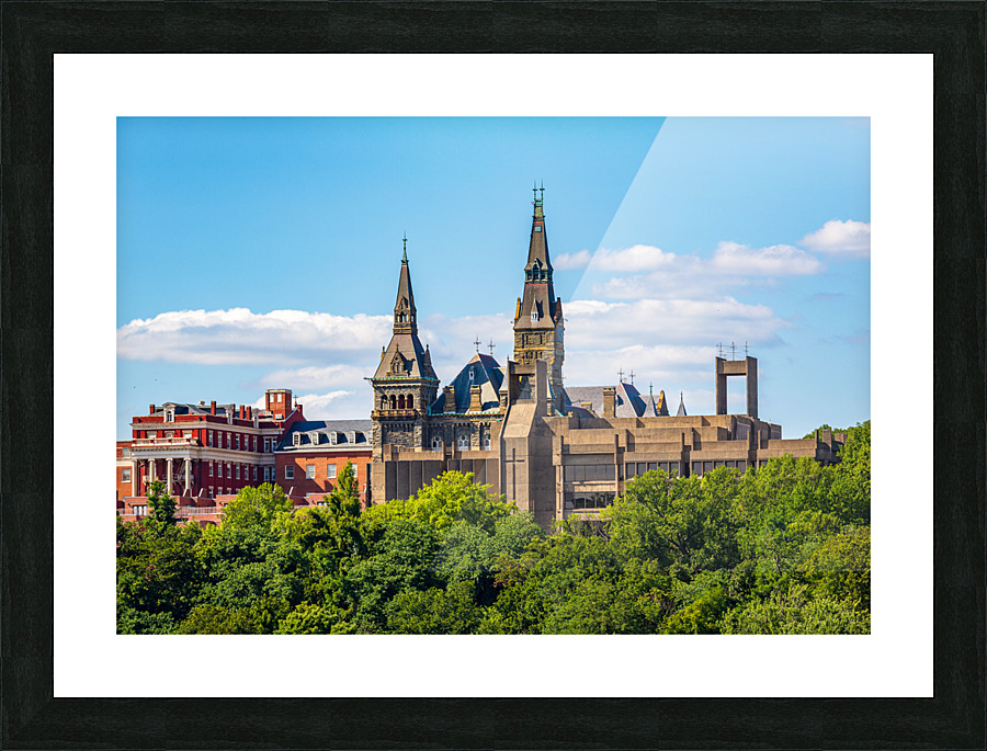 Healy Hall Georgetown University Picture Frame print