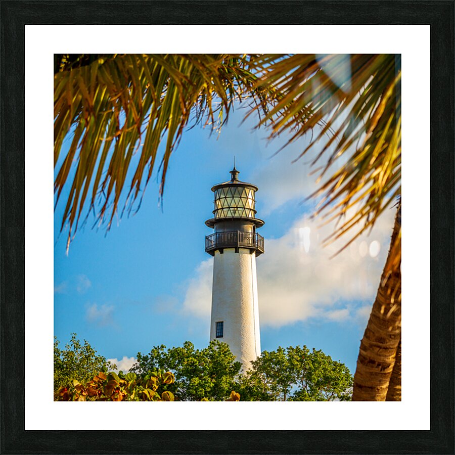 Cape Florida lighthouse in Bill Baggs State Park Impression et Cadre photo