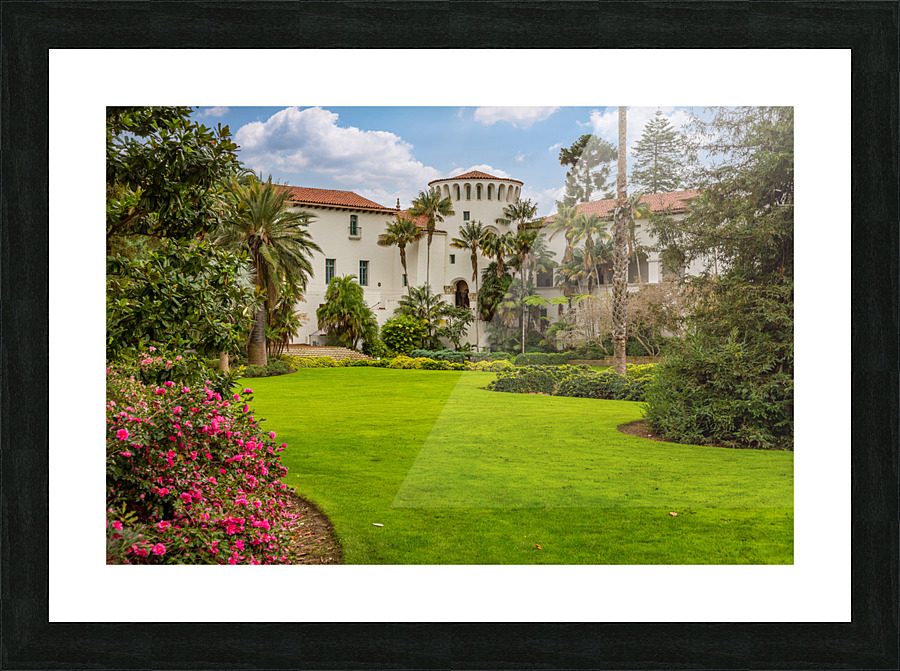 Exterior Santa Barbara Courthouse California Picture Frame print