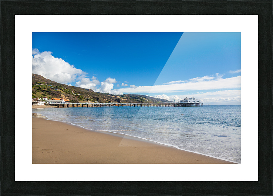 Pier at Malibu Lagoon California Picture Frame print
