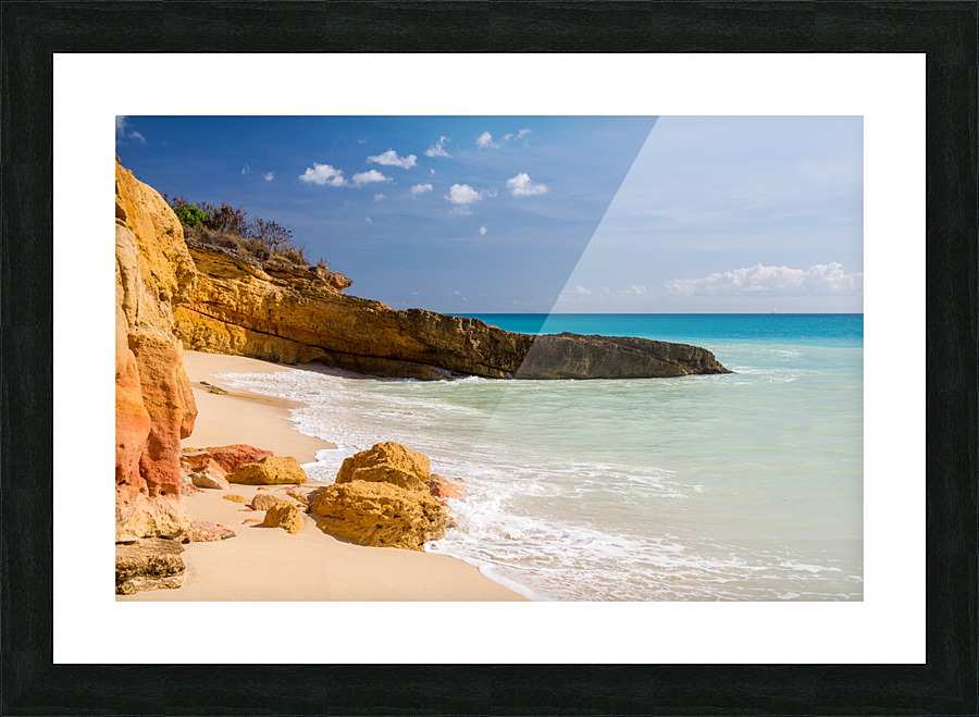 Cupecoy Beach Sint Maarten Picture Frame print