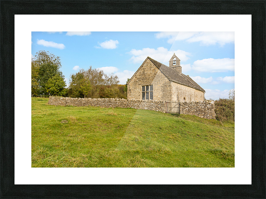 Exterior of St Oswald parish church Widford Impression et Cadre photo
