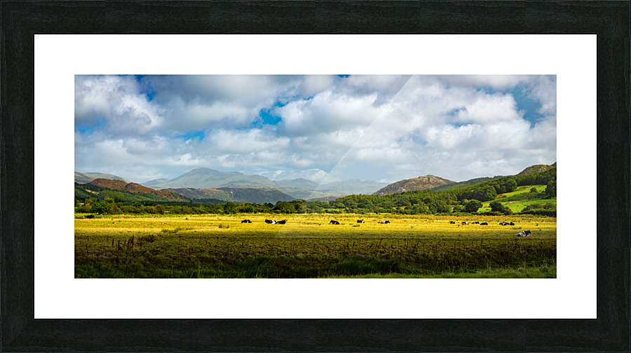 Panorama of the English Lake District Picture Frame print