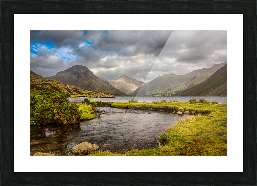 Wast water in english lake district Picture Frame print