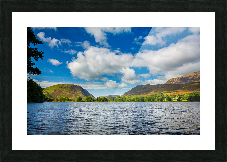 Reflections in Buttermere in Lake District Picture Frame print