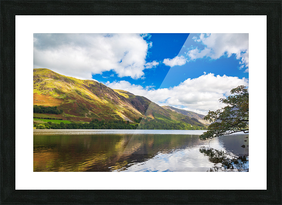 Reflections in Buttermere in Lake District Picture Frame print