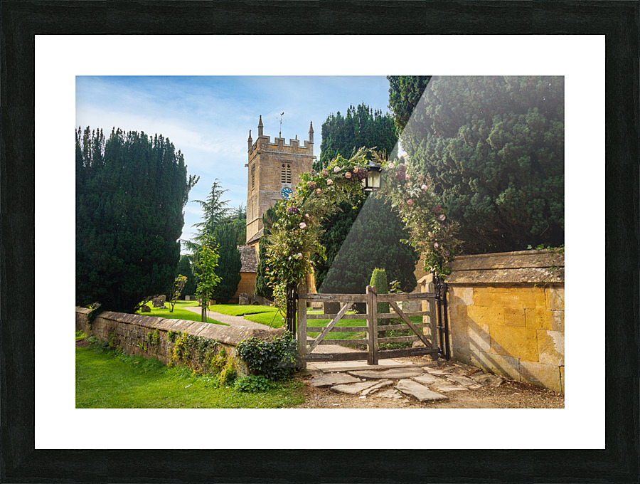 Stanway House and St Peters Church Stanton Impression et Cadre photo