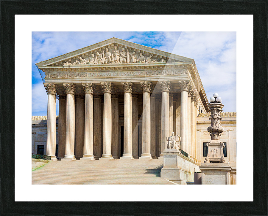 Supreme Court Washington DC Picture Frame print