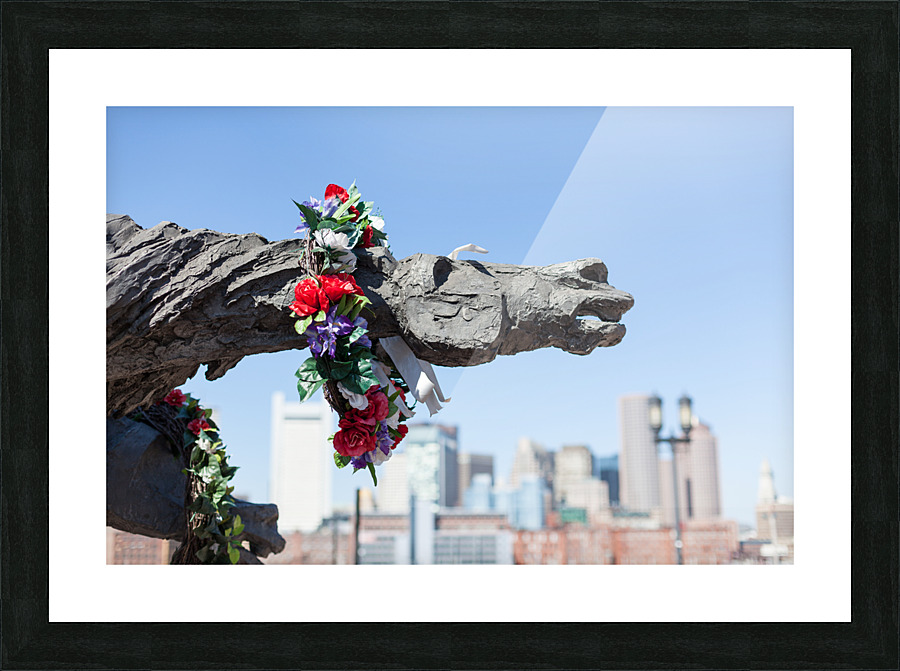 Partisans Statue in Boston MA Picture Frame print