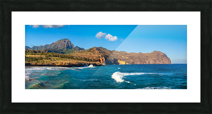 Mahaulepu beach in Kauai Picture Frame print