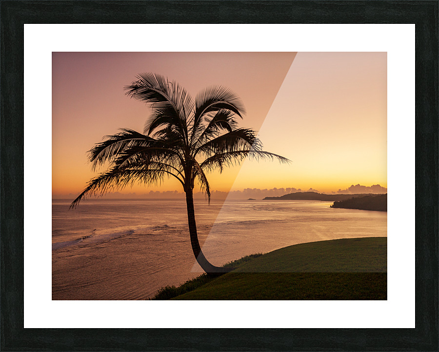Sunrise in Kauai from Princeville Picture Frame print