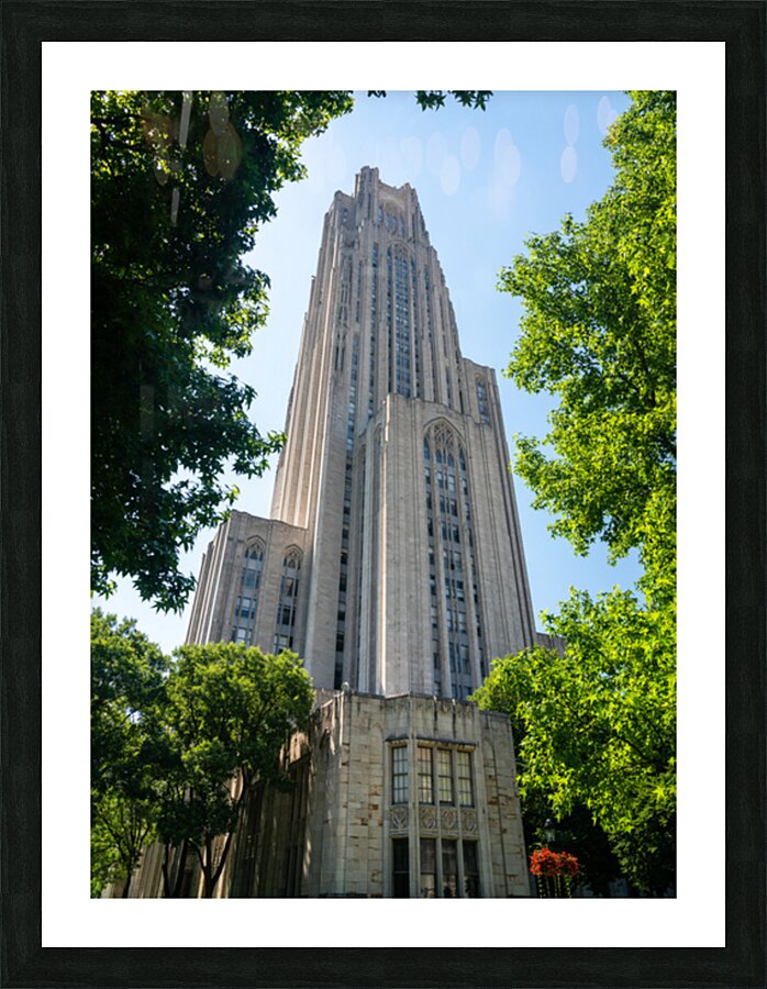 Cathedral of Learning building at University of Pittsburgh Picture Frame print