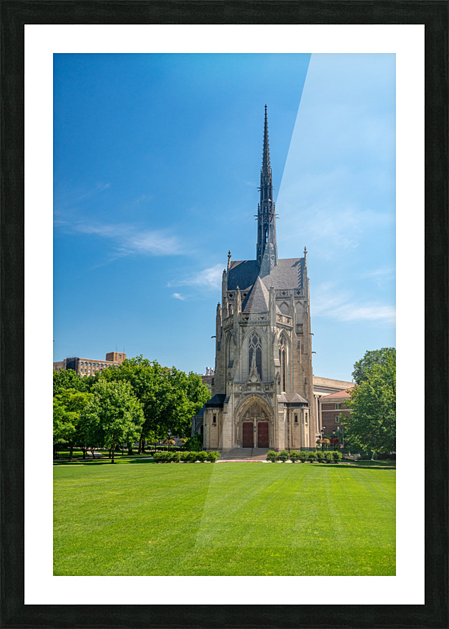 Heinz Chapel building at the University of Pittsburgh Picture Frame print