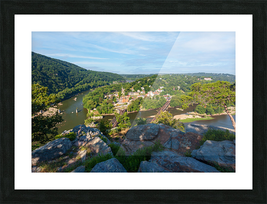 Harpers Ferry from Maryland Heights Picture Frame print