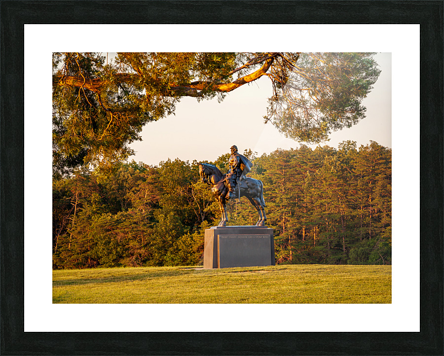 Statue of Stonewall Jackson at Manassas Impression et Cadre photo