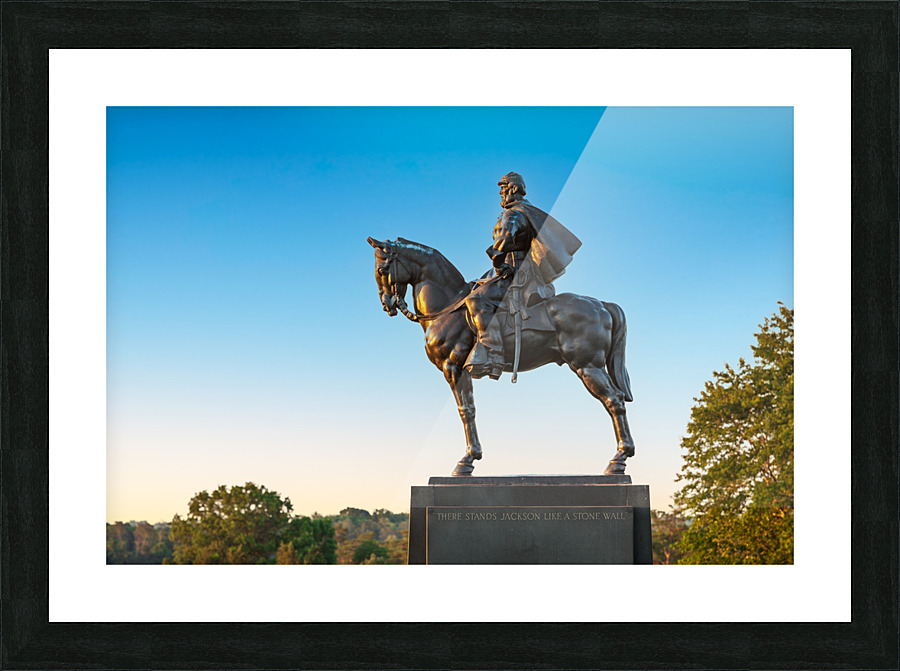 Statue of Stonewall Jackson at Manassas Impression et Cadre photo