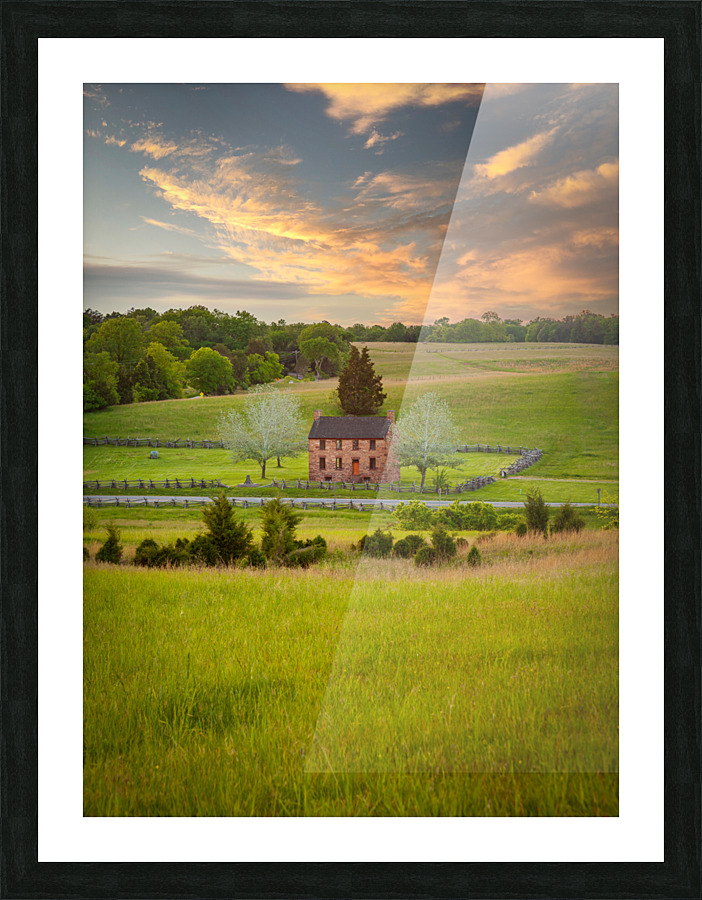 Old Stone House Manassas Battlefield Picture Frame print