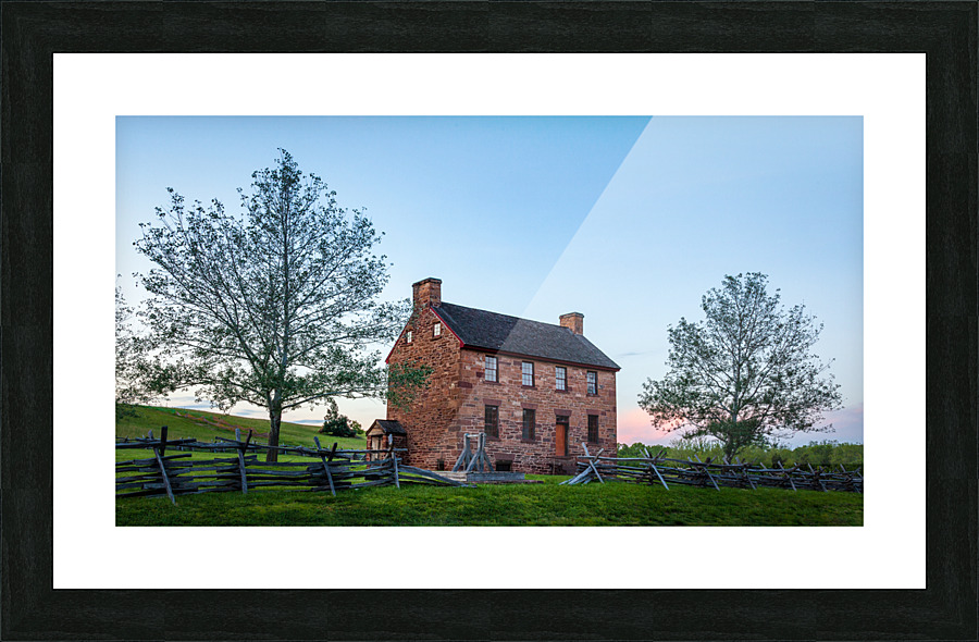 Old Stone House Manassas Battlefield Picture Frame print
