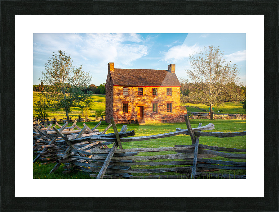 Old Stone House Manassas Battlefield Picture Frame print
