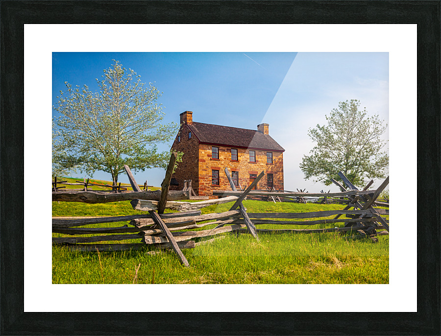 Old Stone House Manassas Battlefield Picture Frame print