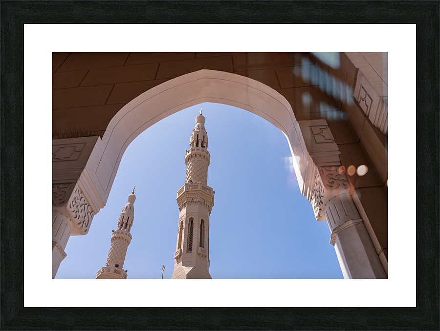 Jumeirah Mosque in Dubai which is open to visitors for education Picture Frame print