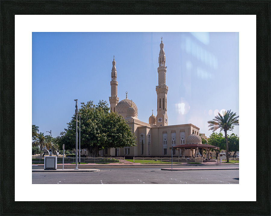 Jumeirah Mosque in Dubai which is open to visitors for education Picture Frame print