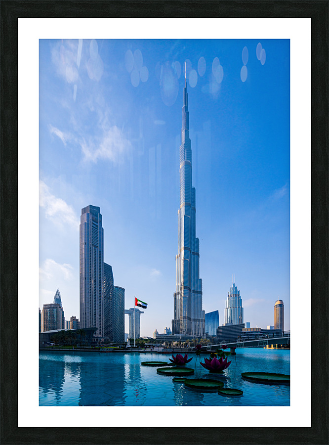 Offices and apartment towers of Dubai downtown business district Impression et Cadre photo
