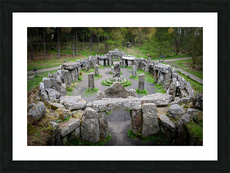 Standing stones of the Druids Plantation in Nidderdale Impression et Cadre photo