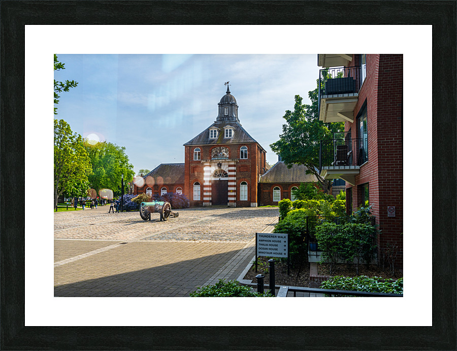 Spring at Royal Brass Foundry in Arsenal Riverside Picture Frame print