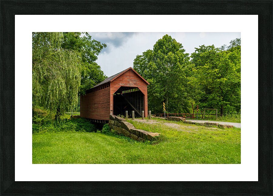 Dents Run Covered bridge near Morgantown WV Impression et Cadre photo