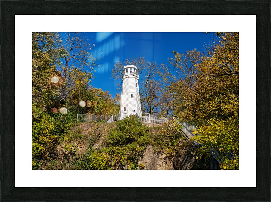 Mark Twain memorial lighthouse in Hannibal Missouri Impression et Cadre photo