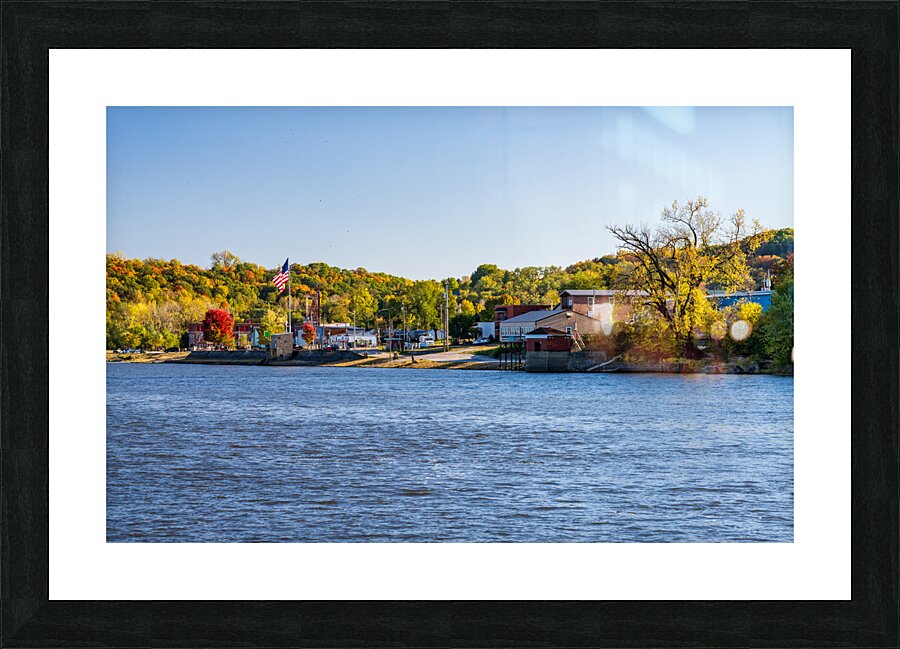 The small town of Louisiana MO on the banks of the Mississippi R Impression et Cadre photo