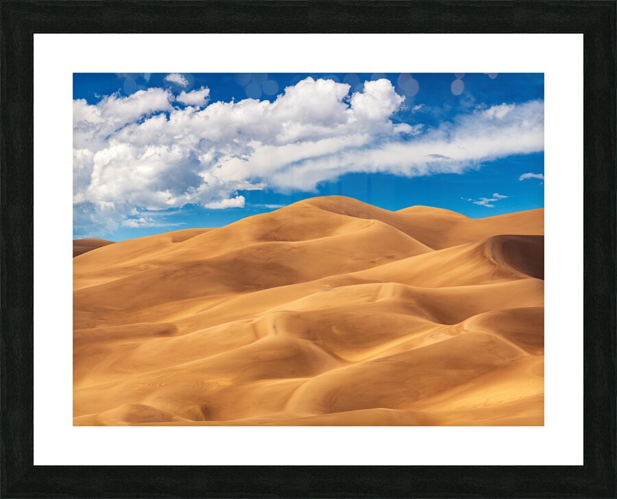 Panorama of Great Sand Dunes National Park Impression et Cadre photo