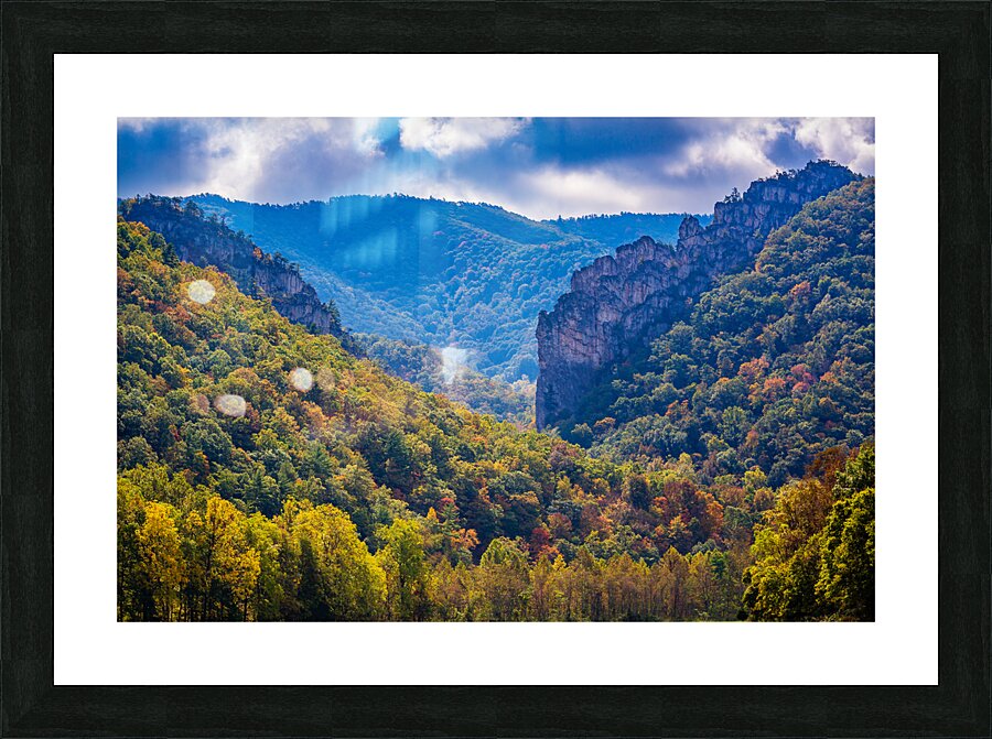 Seneca Rocks in West Virginia Impression et Cadre photo