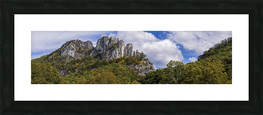 Seneca Rocks in West Virginia Picture Frame print