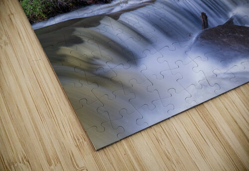 Small waterfall by Valley Falls on a bright spring morning Steve Heap puzzle