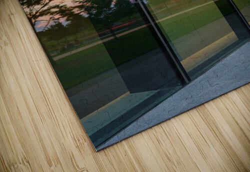 Reflection of Washington in African American Museum Steve Heap puzzle