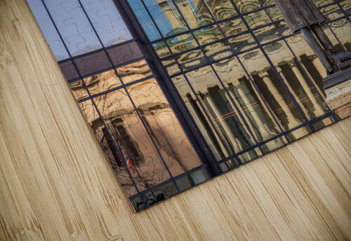 Reflection of McKinley statue and State Capitol building in Colu Steve Heap puzzle